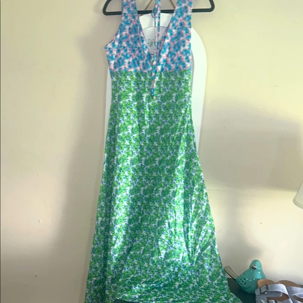 Amazon- Women 's Summer Boho Long Tank Dress Elegant - size small - Picture 4 of 9